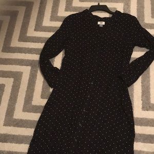 Polka dot shirt dress
